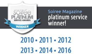 Soiree Magazine Platinum Service Winner